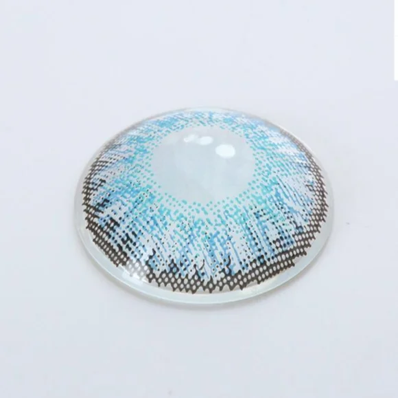 3 Tone Colored Lenses in "Brilliant Blue" Eye Makeup Blue Eyes - Picture 11 of 14